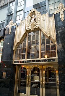 Broadway Video was founded at The Brill Building, located at 1619 Broadway. Brillbuilding2009.jpg