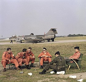 F-104G du MFG-1 à Jagel en juin 1965