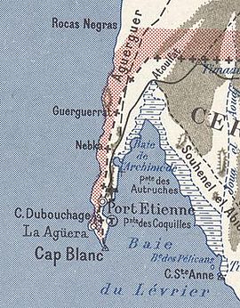 Cap Blanc Mauritania Spanish Sahara 1958.JPG