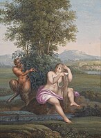 Bachnymphe und Faun, 1804