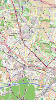 Localização de Rosóvia na Polónia