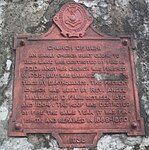 Church HRMC historical marker installed in 1938