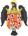 Герб Иоанна Арагонского и Кастильского, принца Астурийского и Жиронского (с гербом) .svg