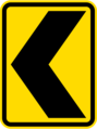 (W20-2/PW-67) Curve marker