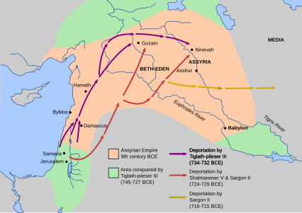 (1) Map of Assyrian empire currently used in article