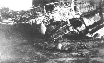 Destroyed RMI-1 prototype