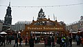 576. Dresdner Striezelmarkt mit größtem begehbaren Schwibbogen, 2010