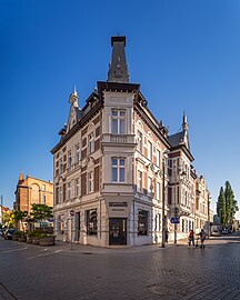 Facades on Dworcowa and Sienkiewicza Streets