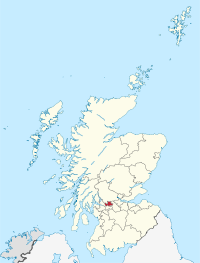 East Dunbartonshire'ın İskoçya'daki konumu