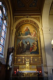 Chapel of the Sacred Heart, painting by Romain Cazes