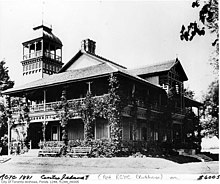 RCYC's first island clubhouse, 1881 First Royal Canadian Yacht Club clubhouse, Centre Island.jpg