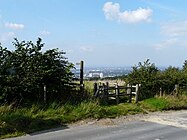 From Higham Lane looking north.