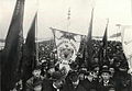 Satu rapat umum di Stockholm, Sweden 1899.