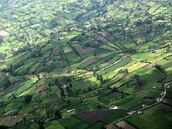 Foto aerea della regione di Ipiales