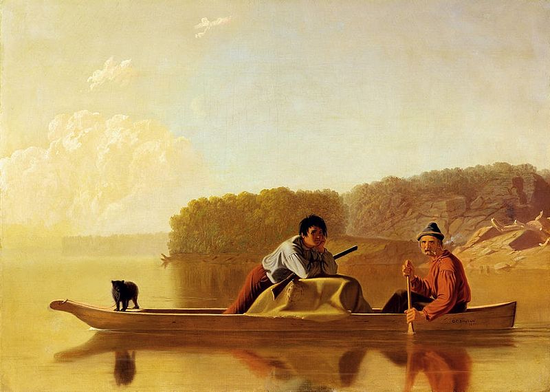 File:George Caleb Bingham - The Trappers' Return.jpg