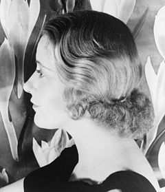 Grace Moore’un Carl Van Vechten tarafından çekilen bir fotoğrafı, 1933