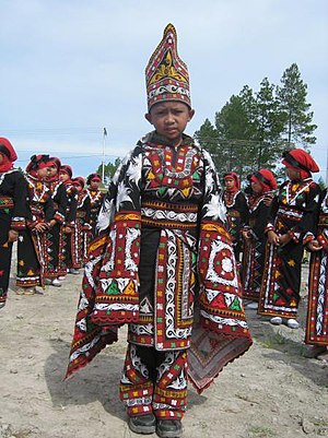 Young boy in Guel dance, Gayo country, Aceh pr...