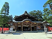 竹駒神社拝殿（2012年8月）