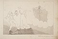 'Homer's ghost appearing to Jones with the genius of the greek', 1844, drawing, 34 x 48 cm, from the Illustrated life of Richard Robert Jones