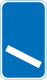 100米倒數標誌，說明道路與左邊出口之間的距離（如用於快速公路，採用綠色底色）（方向可以相反說明出口在右邊）