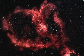 English: The Heart Nebula - IC1805
