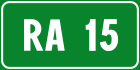 RA15 Motorway shield}}