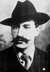 James Larkin, on whom Larkinism was centred James Larkin, circa 1910 (cropped).png