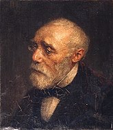 Jan Veth, c. 1900: 'Portret van Jozef Israëls, olieverf op doek