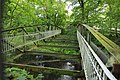 Wilhelmsteg; Einzeldenkmal der Sachgesamtheit Rosental: Fußgängerbrücke über die Parthe (siehe Sachgesamtheitsliste - Obj. 09304529)