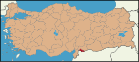 Localisation de Kilis (province)