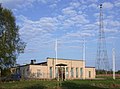 Einer der beiden Türme des 1962 stillgelegten Senders Motala (2006)