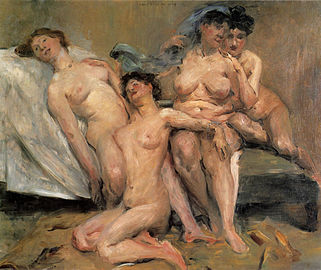 Lovis Corinth, Grupa kobiet, 1904