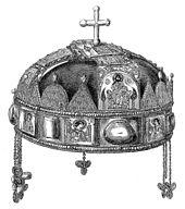 The Holy Crown of Hungary, 1857 MZK 002 Nr 06 Die ungarischen Reichsinsignien - Fig. 01 Krone des hl. Stephan.jpg