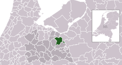 Prikaz položaja Amersfoort na karti občin v provinci Utrecht