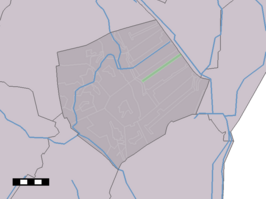 Kaart van 1e Exloërmond