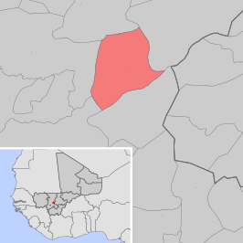 Kaart van Tougouni