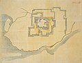 Old map of Yatsushiro castle