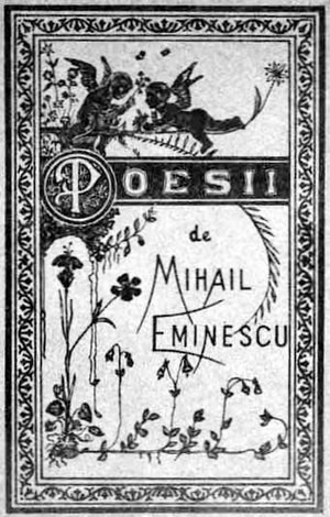 Poesii, first book of poems of Mihai Eminescu ...