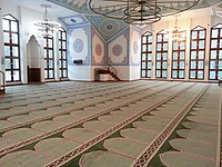 Мужской зал соборной мечети