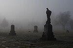 Mountain View Cemetery, inspelningsplats för begravningsscener i serien.