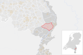 Locatie van de gemeente Peel en Maas (gemeentegrenzen CBS 2016)