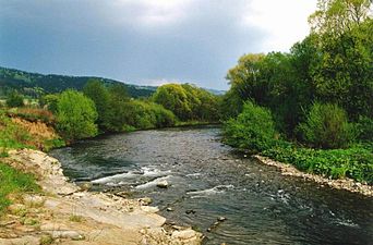 Sông Olza ở Hrádek