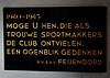 Plaquette in de Kuip