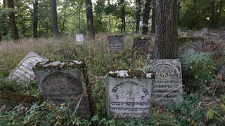 Le cimetière juif.