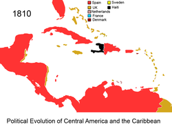 Политическая эволюция Центральной Америки и Карибского бассейна 1810 na.png