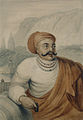Portrait of Mahadaji Shinde by James Wales c.18th century