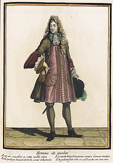 'Homme de Qualité', (Henri Bonnart), ca. 1685