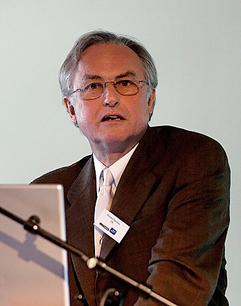 English: Richard Dawkins giving a lecture base...