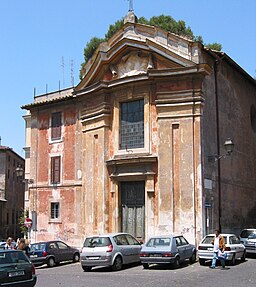 Exteriören vid Via del Colosseo.