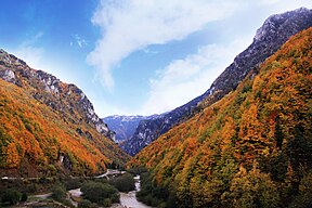 Die Rugova-Schlucht im Herbst 2012